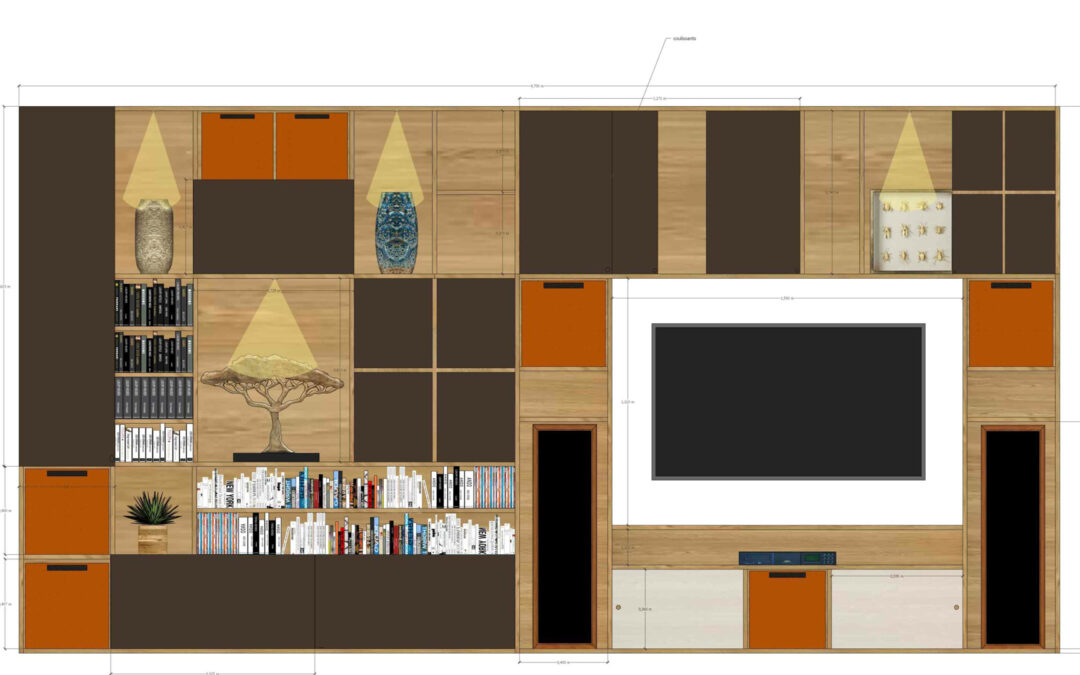 Conception 3D  Réalisation d’une bibliothèque