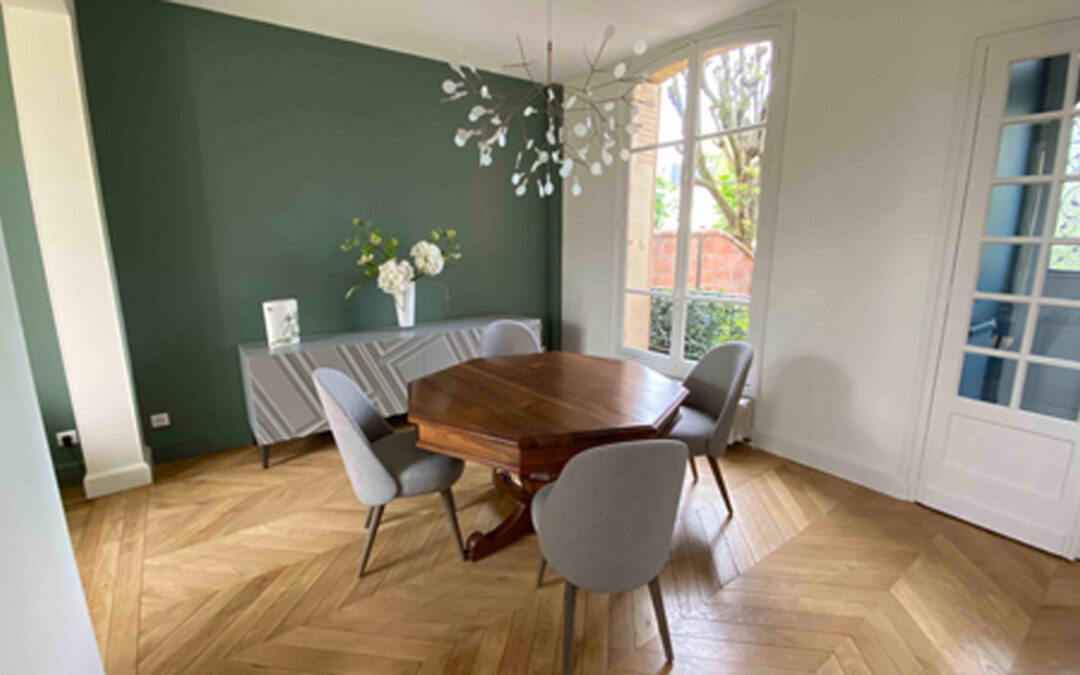 Réalisation  Rénovation d’un salon et d’une cuisine