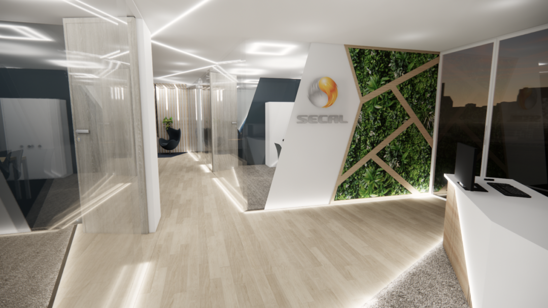 Conception 3D  Visite virtuelle de bureaux