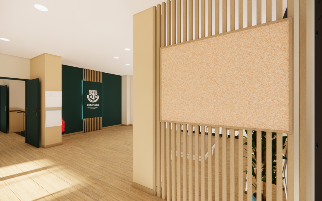 Conception 3D  Rez-de-chaussée d’un lycée