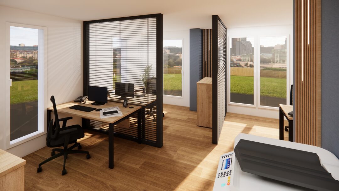 Conception 3D – Bureaux – RDC