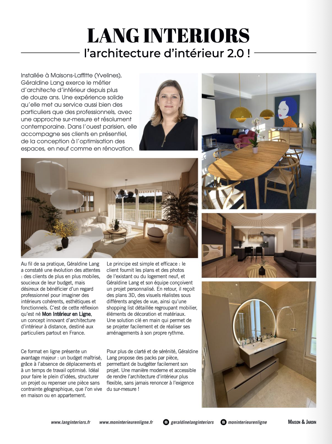 Salon contemporain